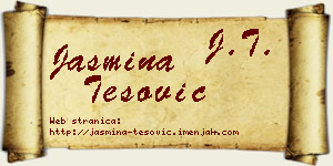 Jasmina Tešović vizit kartica